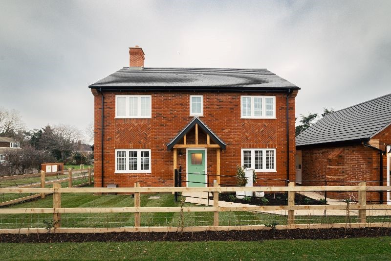 Last few homes remaining at St Thomas's Mead, Old Bedhampton
